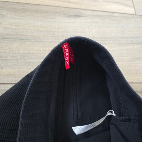 Spanx Ankle Black Ponte Midrise Skinny Leg Jeggings Women Sz M 20018R - Picture 9 of 13